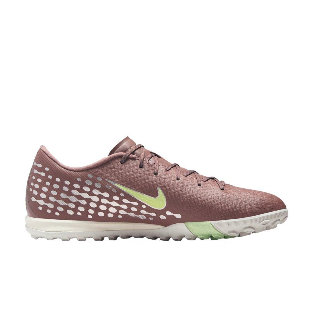 Nike Mercurial Vapor 16 Academy KM Turf "Plum Eclipse/Metallic Silver" Men's Soccer Shoe - PLUM/SILVER